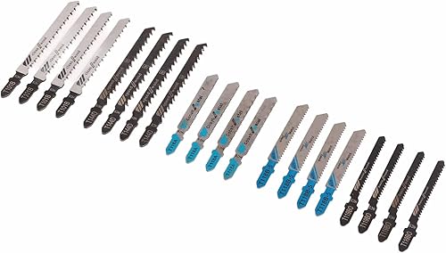 Miniatura 7 de Hojas de sierra de calar, 20 piezas de hojas de sierra de calar, juego de 20 hojas de sierra de calar T118A T118B T118G T218A T111C T119BO T119B HSS
