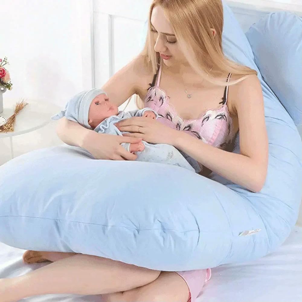 JJDFW - Almohada de lactancia para mujeres embarazadas, cojín de lactancia para mujeres embarazadas, colchón en forma de U