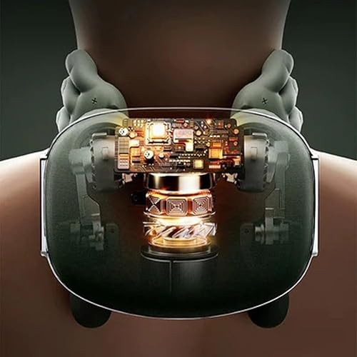 Miniatura 7 de Masajeador de cuello, masaje de cuello, masajeador de manos reales, masajeador portátil de cuello y espalda, masaje eléctrico Shiatsu tisú para