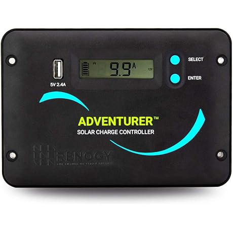 Renogy Adventurer 30A: Dependable PWM Solar Charge Controller for Efficient Renewable Energy Management