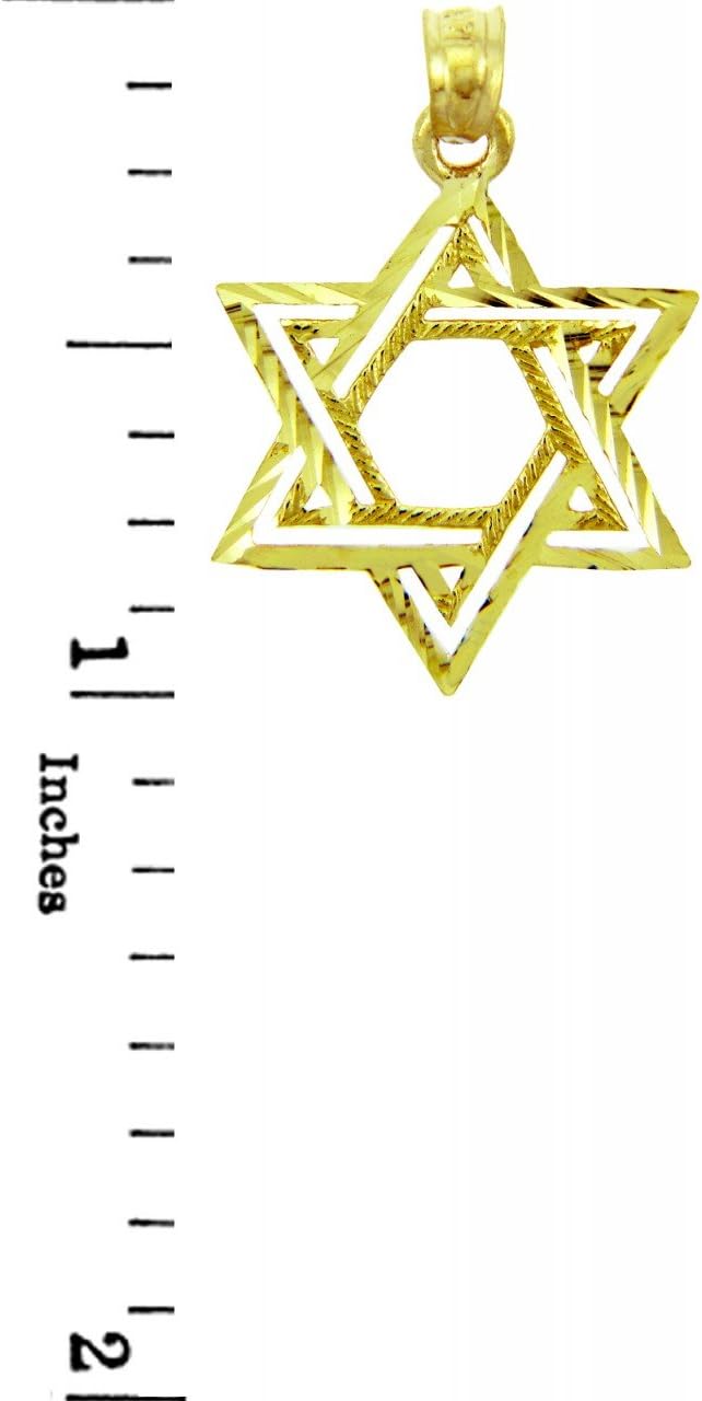 Claddagh Gold Jewish Charms and Pendants - Double Star of David