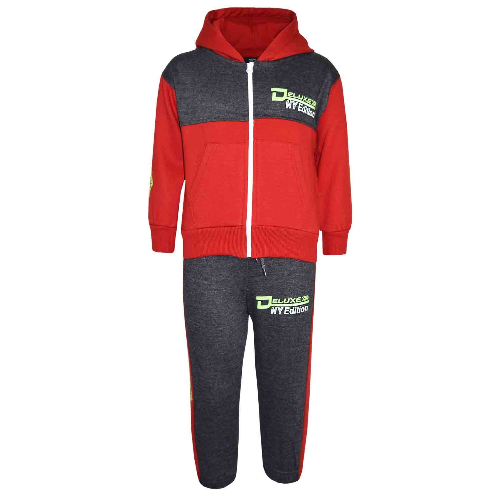 Chándal para niños y niñas sudadera con capucha pantalón jogger 3
