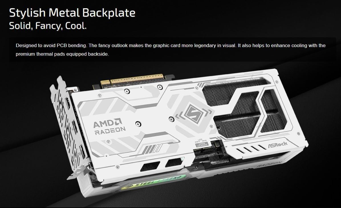 Amazon | グラフィックボードSteel legend RX 9060XT 8GO AMD Radeon
