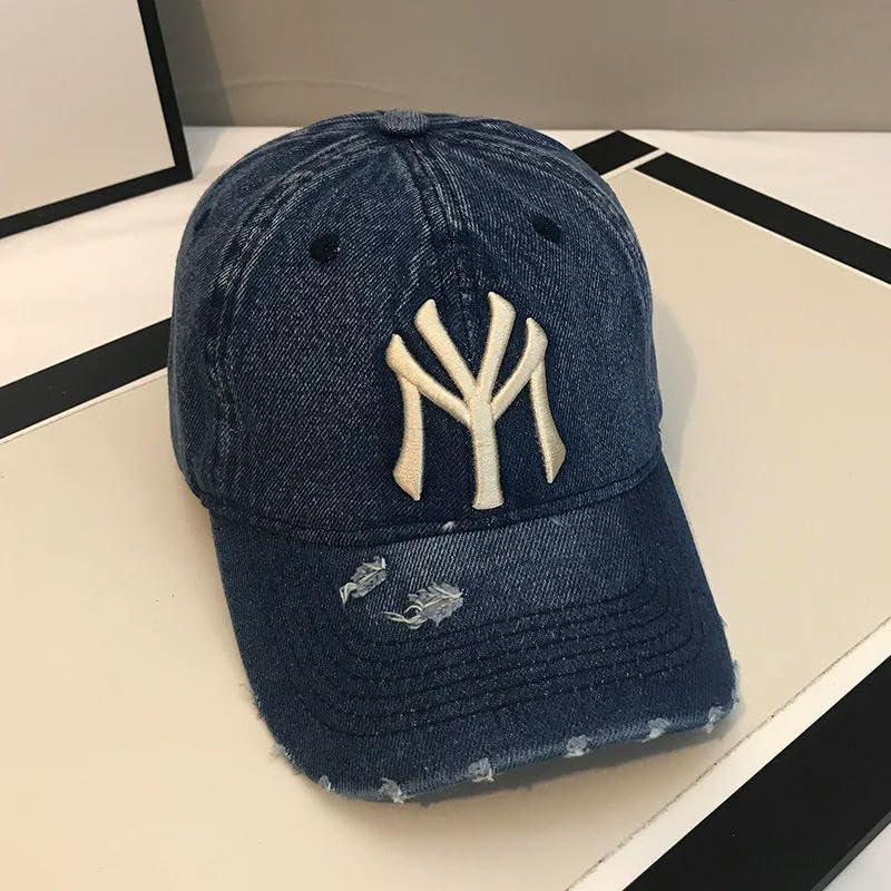 Gorra baseball vintage unisex ajuste único azul claro miniatura 3