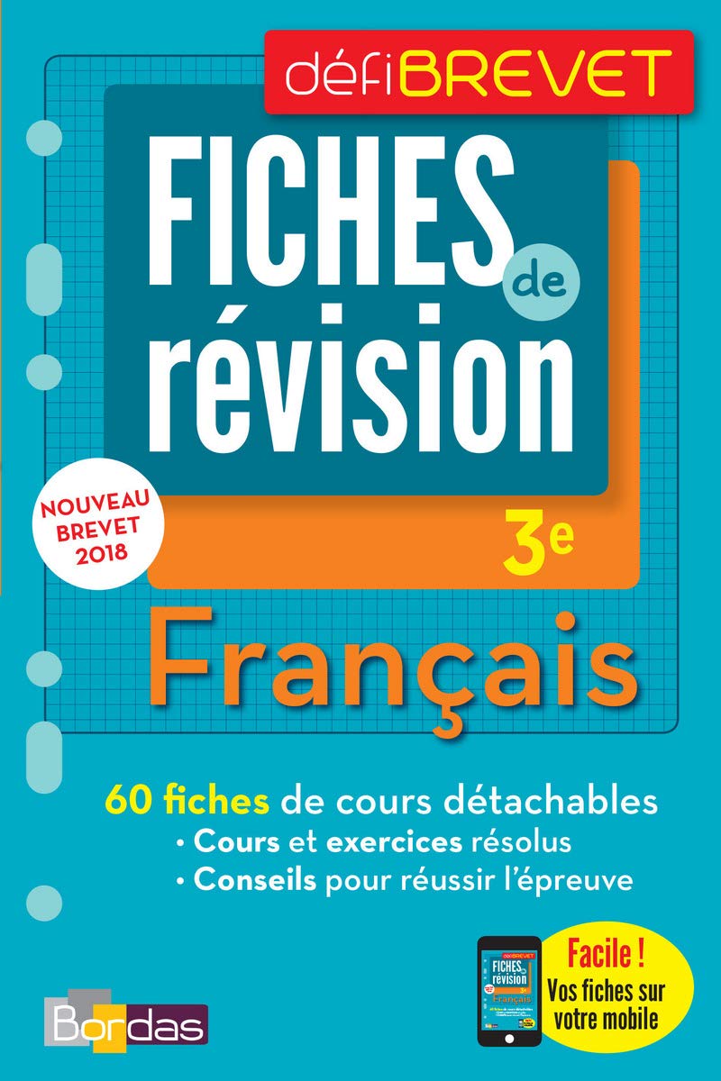 Fiche De Revision 3eme Physique Chimie Defibrevet - fiches de révision - français 3e : Gargallo, Thomas:  Amazon.fr: Livres