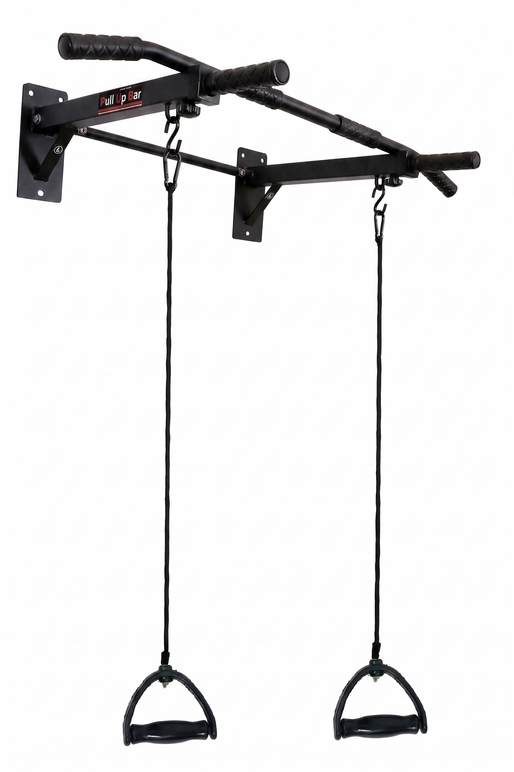 IBS Ultimate Multi-Grip Wall Mount Pull-Up Bar – Heavy Duty Steel Power Tower for Home Gym-image-0