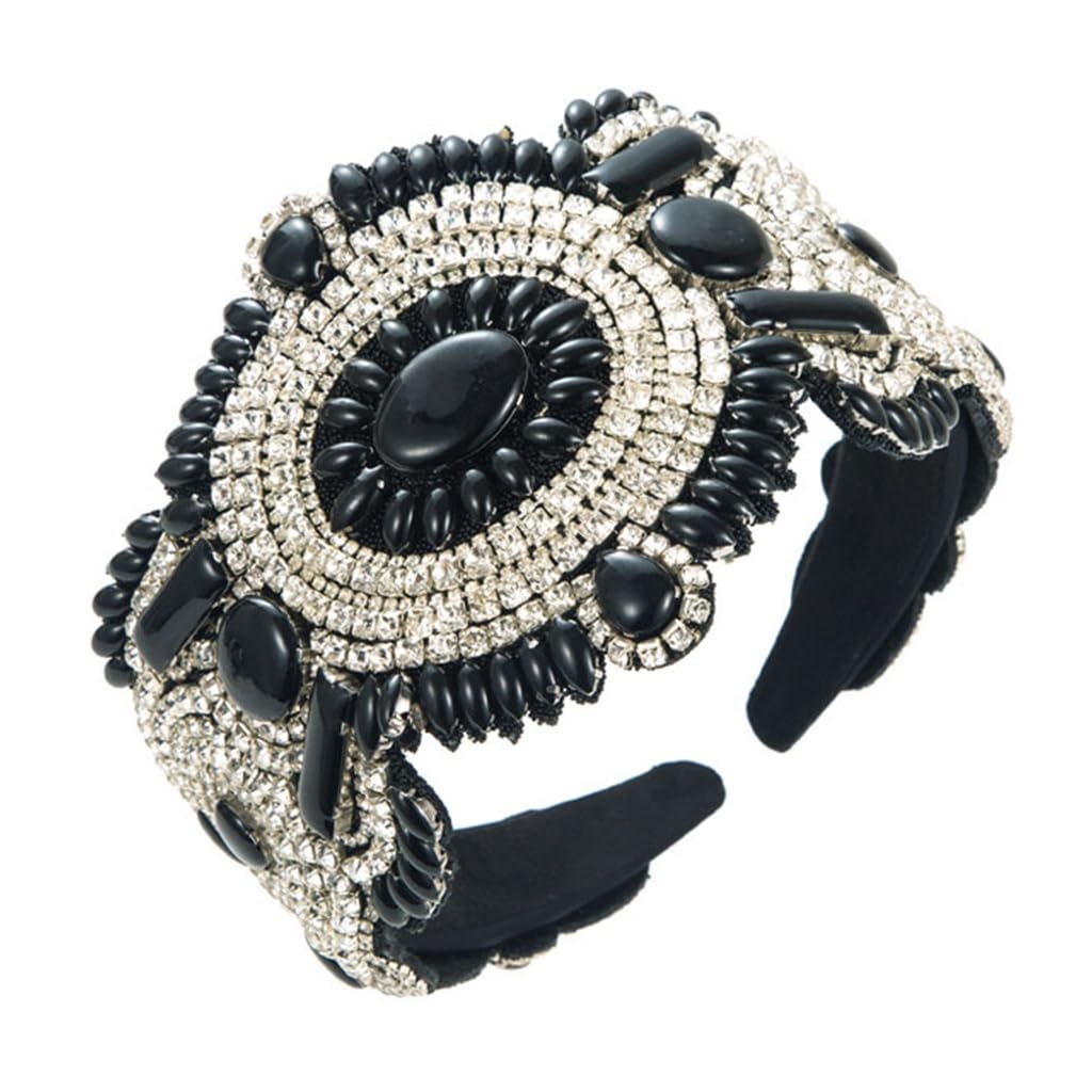 Épingle à cheveux femme JFDBGU bijoux de cheveux larges bandes de cheveux artisanat