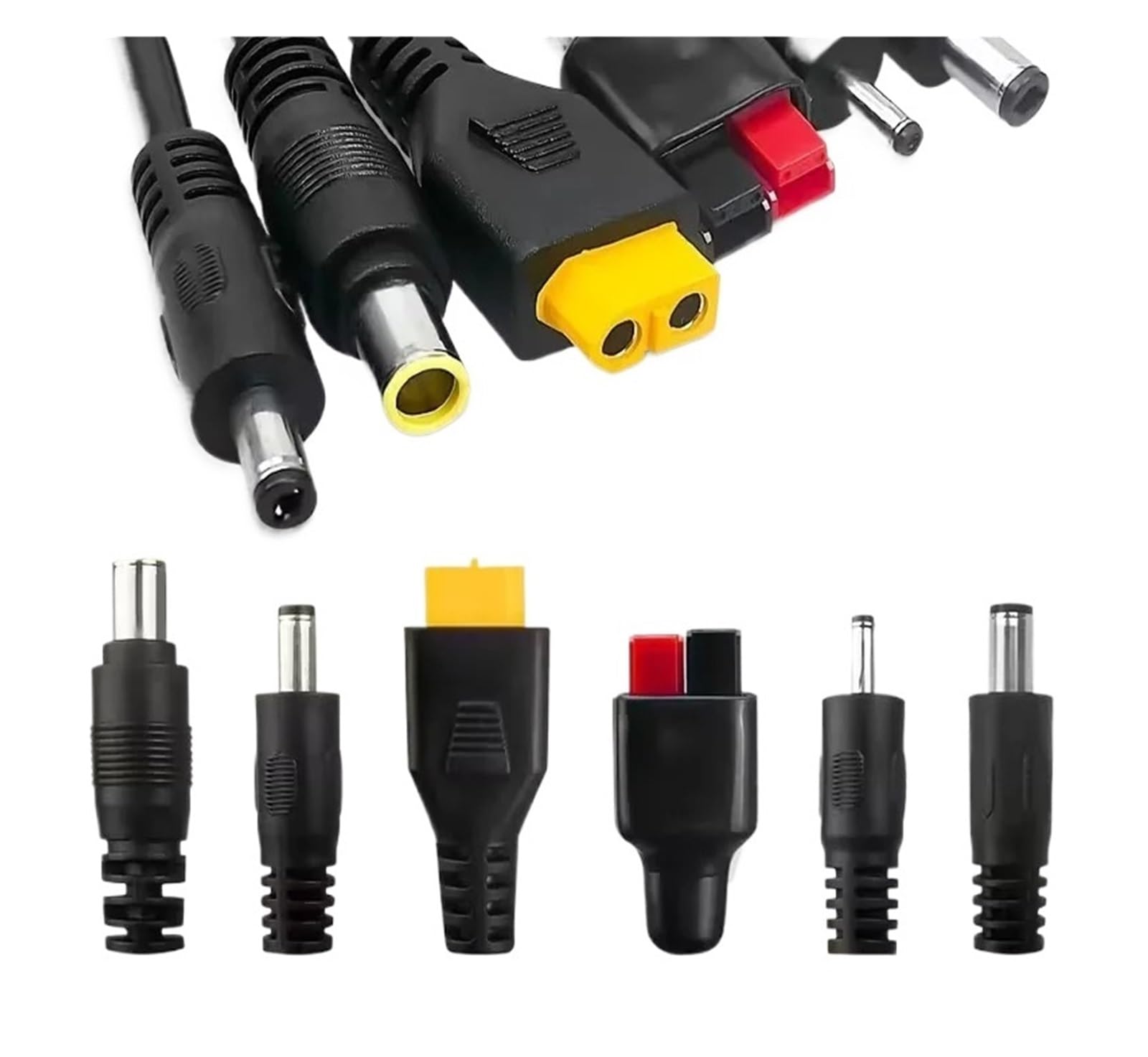 Conector de panel universal 6 en 1 a cables de la serie XT60/DC for generador y estación portátil