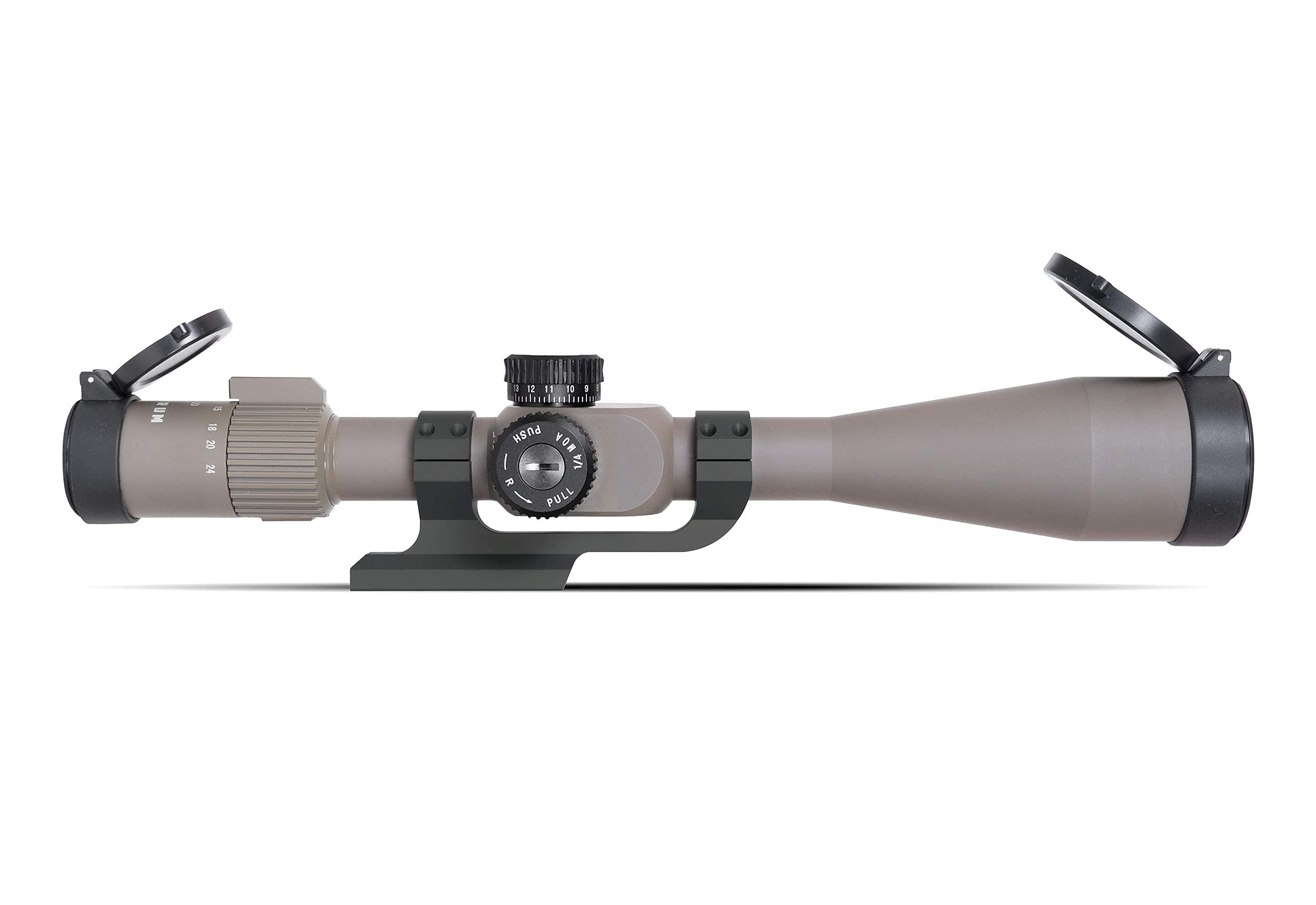 Monstrum Challenger 3-15x50 FFP Rifle Scope – ED Glass, Christmas Tree Reticle, Zero Stop