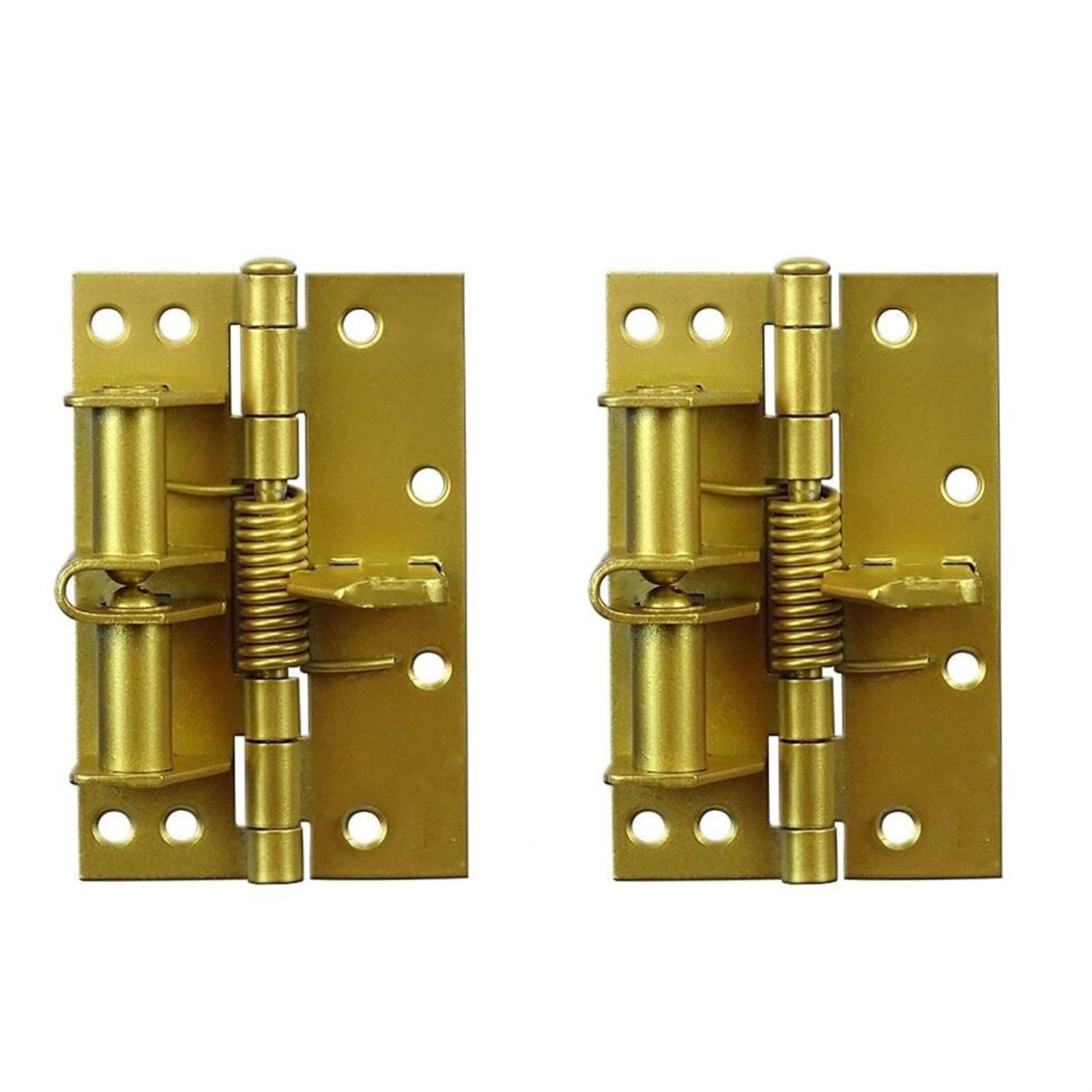 Shundeed Color 2 Pieces Of Positioning Hinges, Spring Self-Closing Hidden Door Hinges, Used For Connecting Hardware Of Window Cabinet Furniture