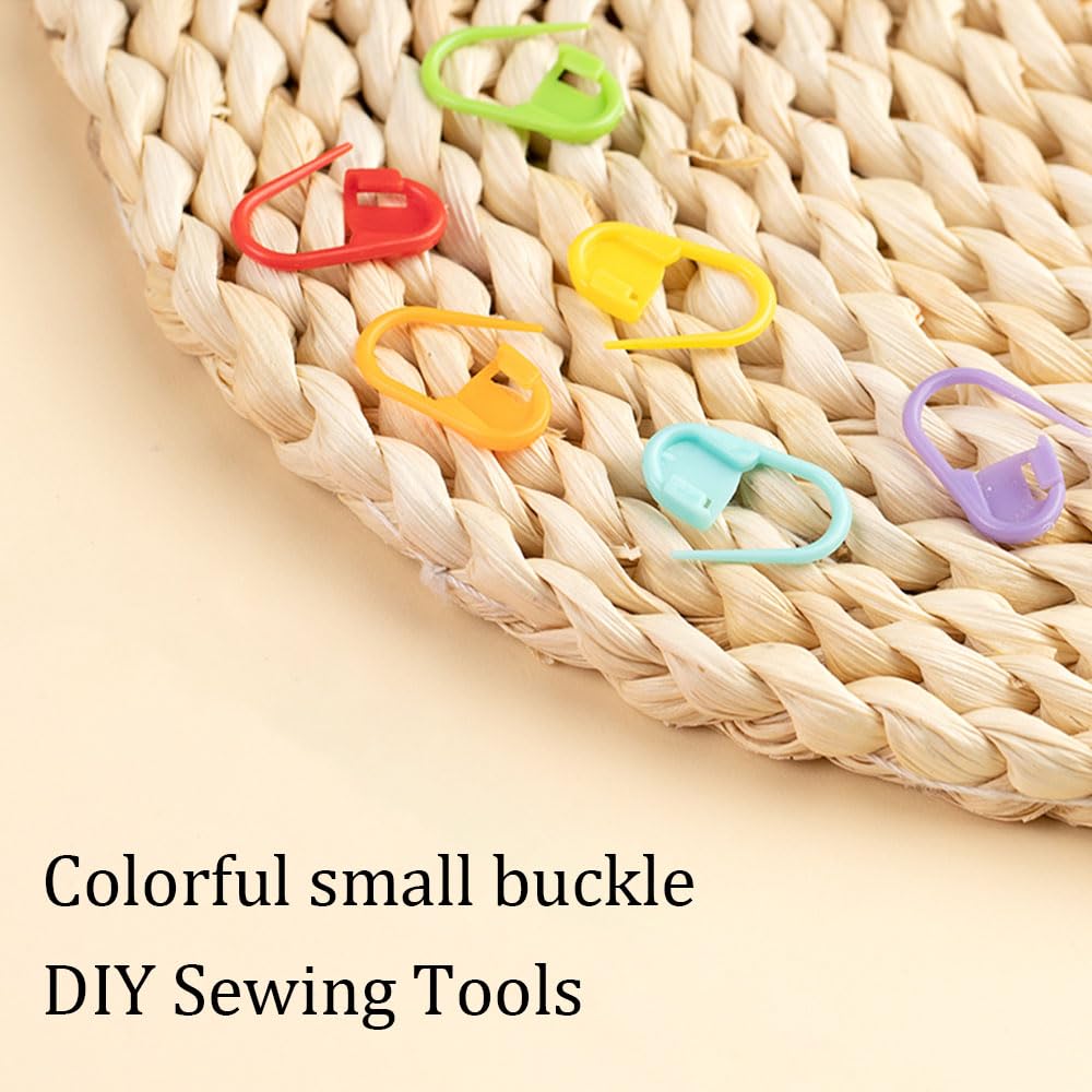 Locking Stitch Holders For Knitting 120 Pcs Knitting Stitch Markers -  Multicolor Crochet Markers With Storage Box Plastic Chairs, image size:1000x1000