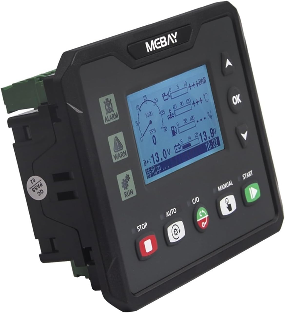 Replace HGM4010 DSE4610 DC40S Mebay Diesel Gas Gasoline Generator Engine Controller Module Panel DC42S Replace HGM4020 DSE4620(DC42SR RS485 Port)