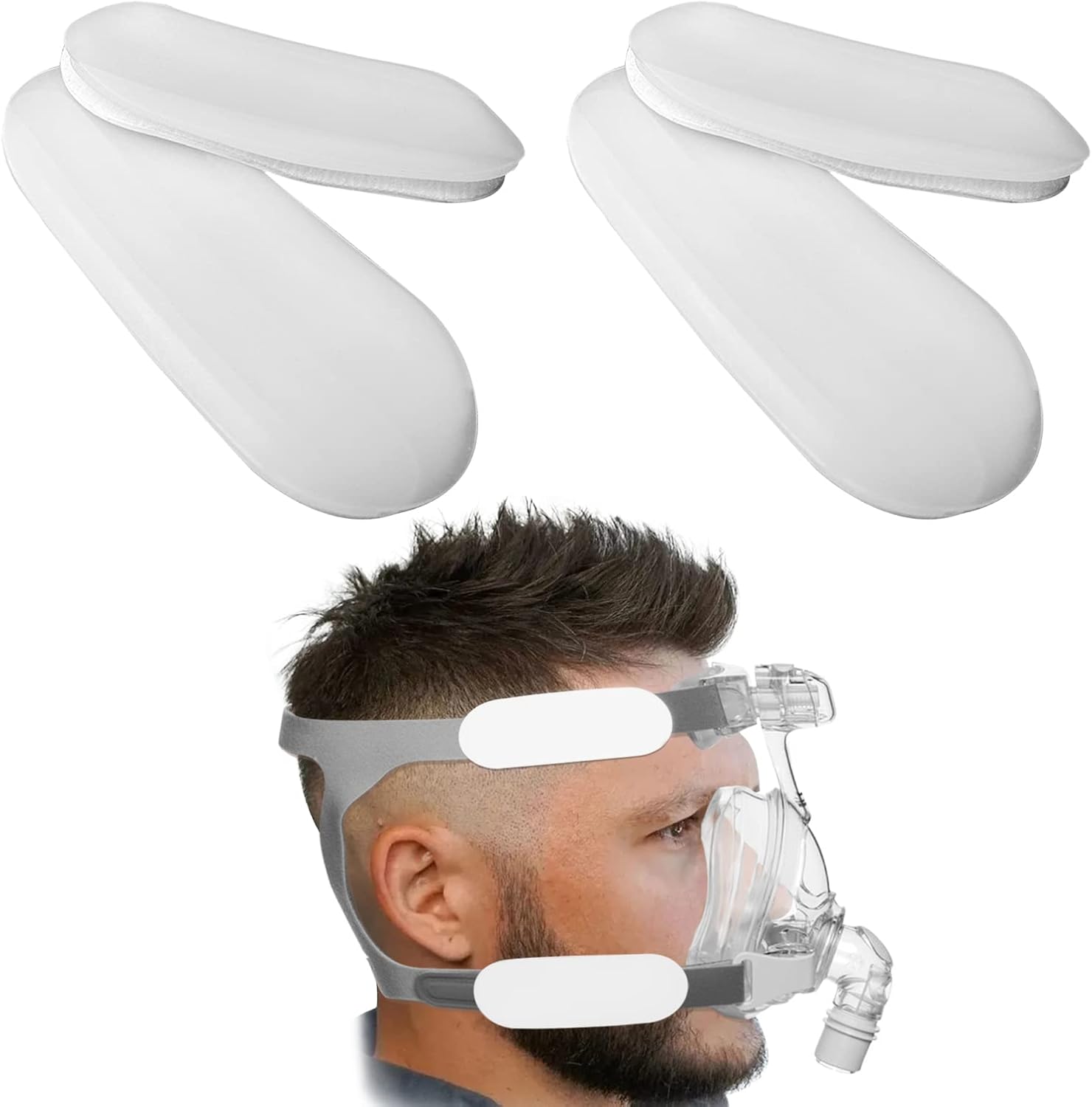 Cpap Mask Strap Covers for Cpap Headgear, Silicone Slim