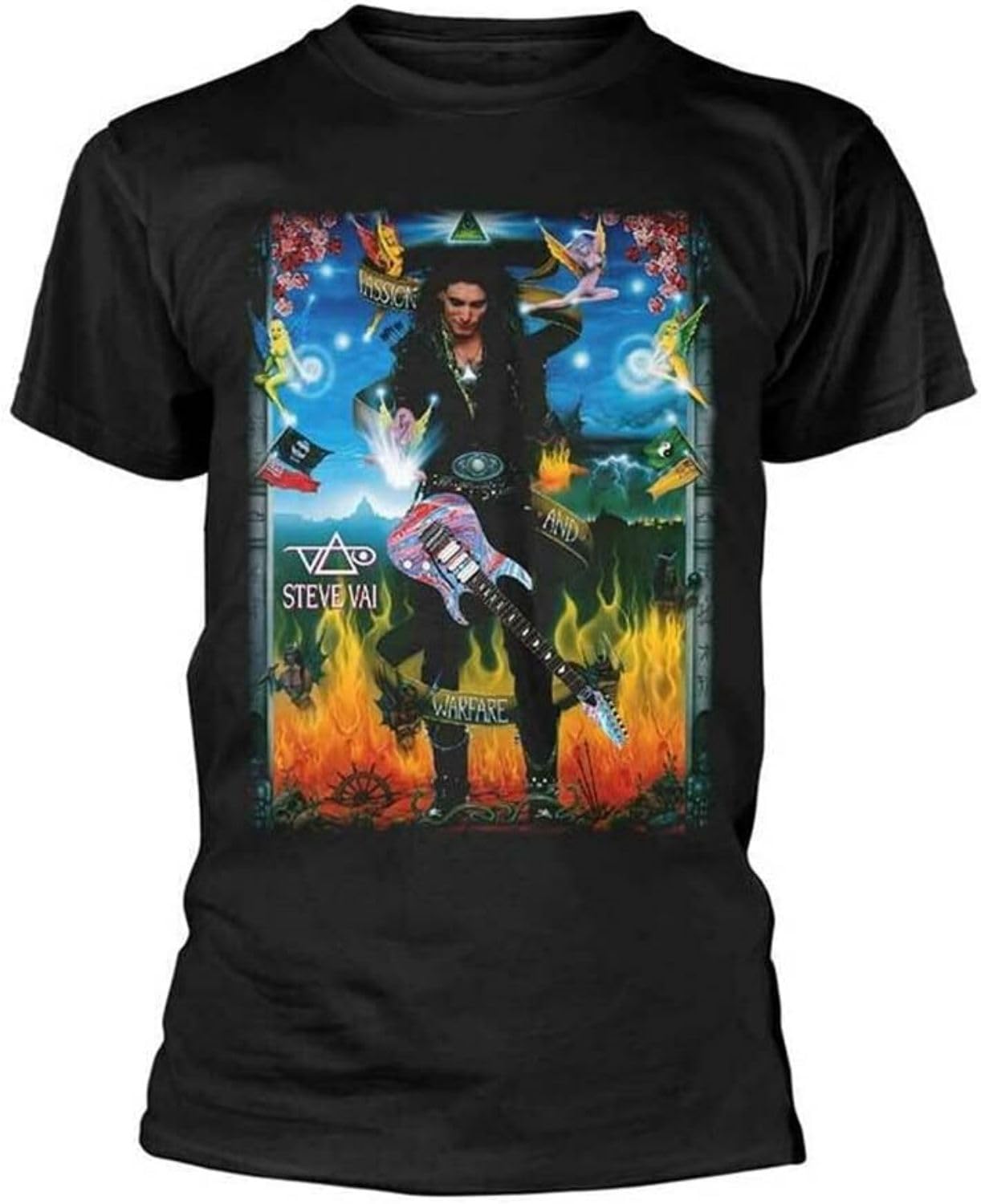 Ceaseless Steve Vai 'Passion and Warfare' T Shirt Black