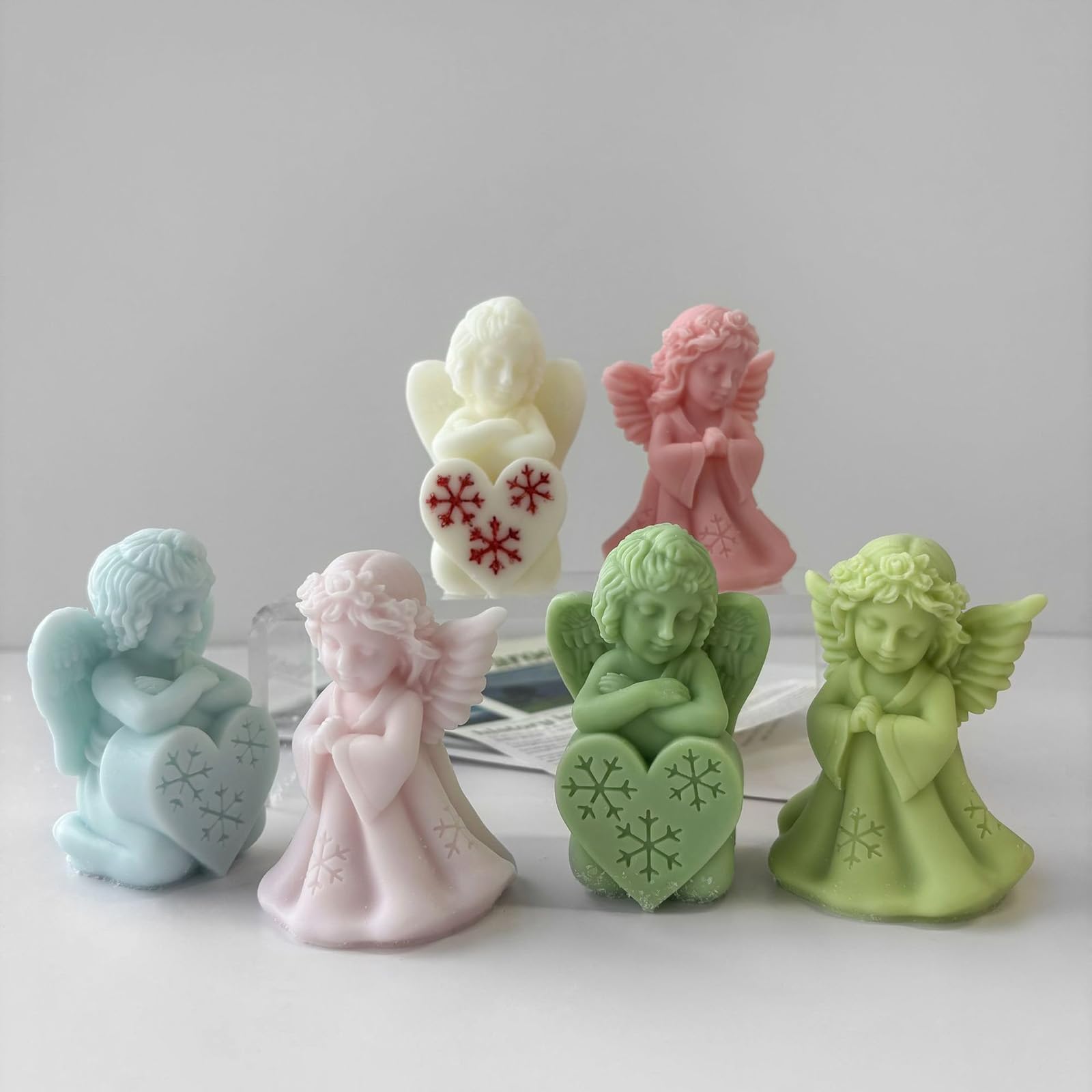 Stampi in silicone per la produzione di sapone, serie natalizia in resina, adatti per ogni occasione