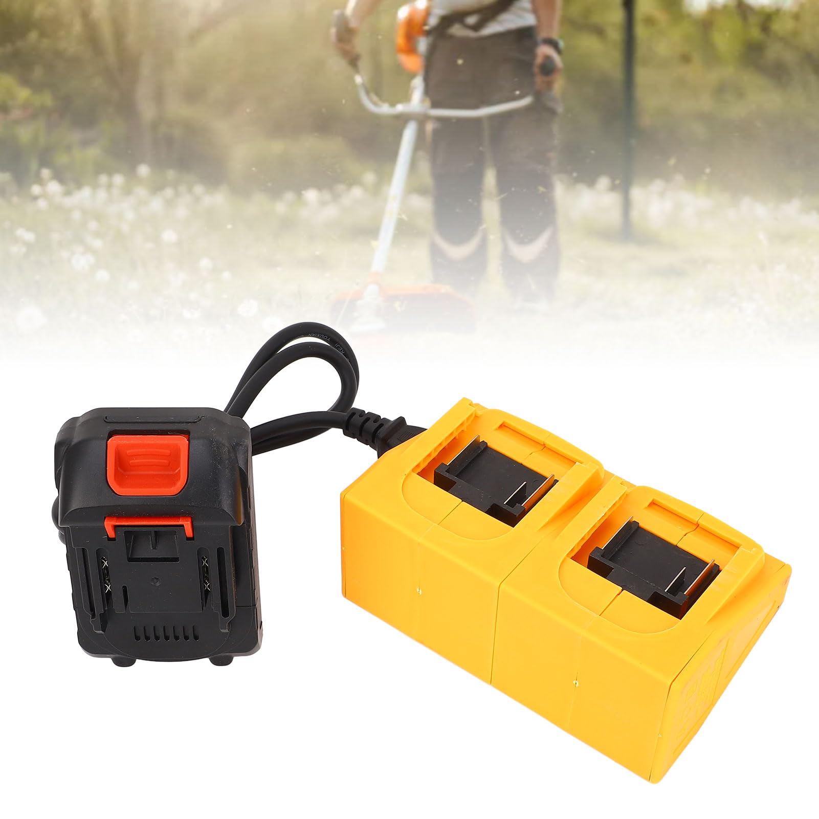 Juego Combinado de Enchufe convertidor de batería para Sierra eléctrica, Ventilador para Lavadora de Coche, Cortador de césped, Kit de Adaptador de Enchufe para Herramienta