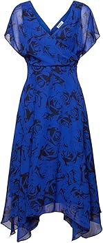 esprit kleid blumen blau