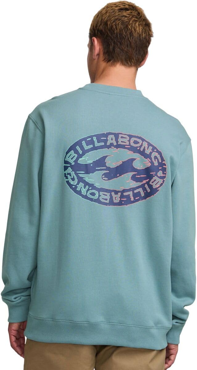 Billabong mens Short Sands Crew Fleece Sweatshirt