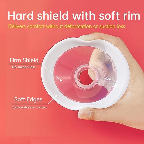 Miniatura 3 de PumpMom - Protectores de pecho de 0.94 pulgadas, bridas para extractor de leche Medela, recambio de brida compatible con extractores de leche