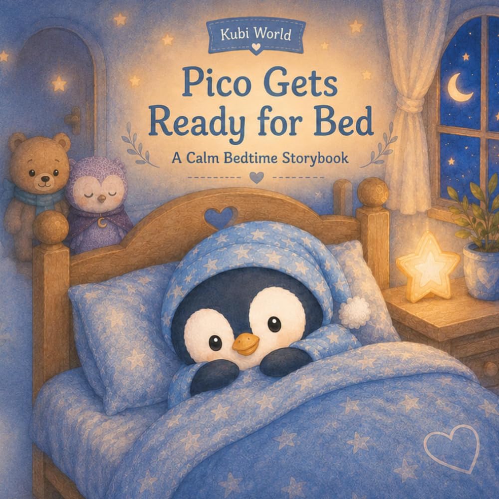 Pico Gets Ready for Bed: A Calm Bedtime Storybook (Kubi World Calm Storybook Series)