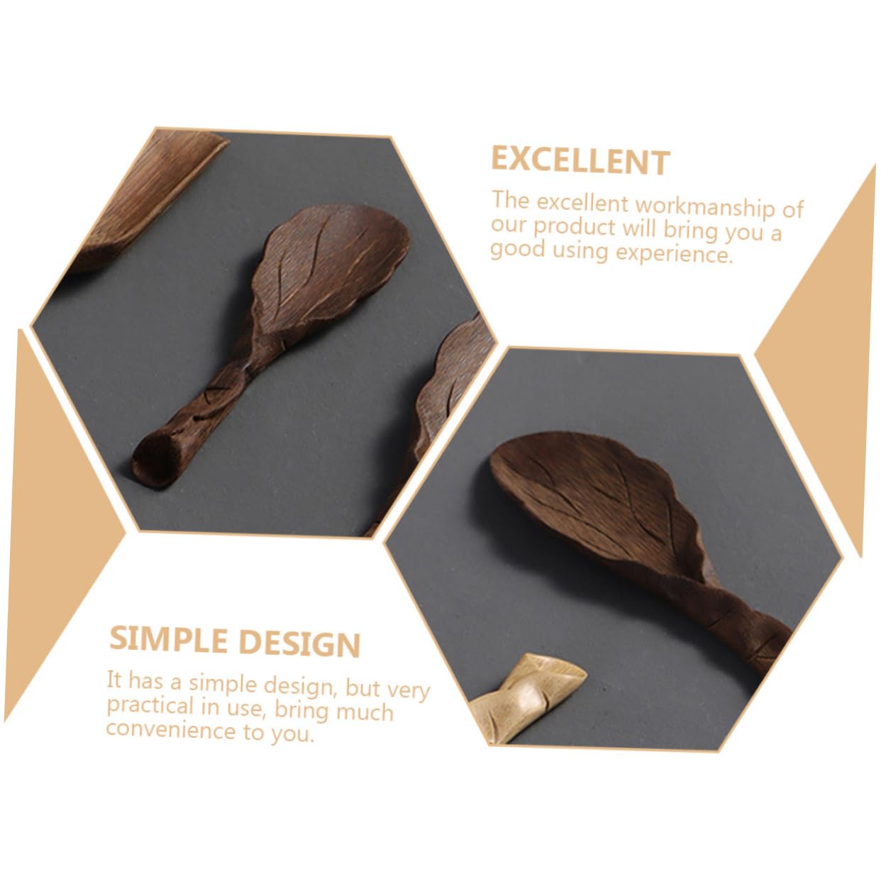 MAGICLULU Elegant Bamboo Tea Scoop Tea Spoon Ceremony Utensil Tools Set Chinese Style