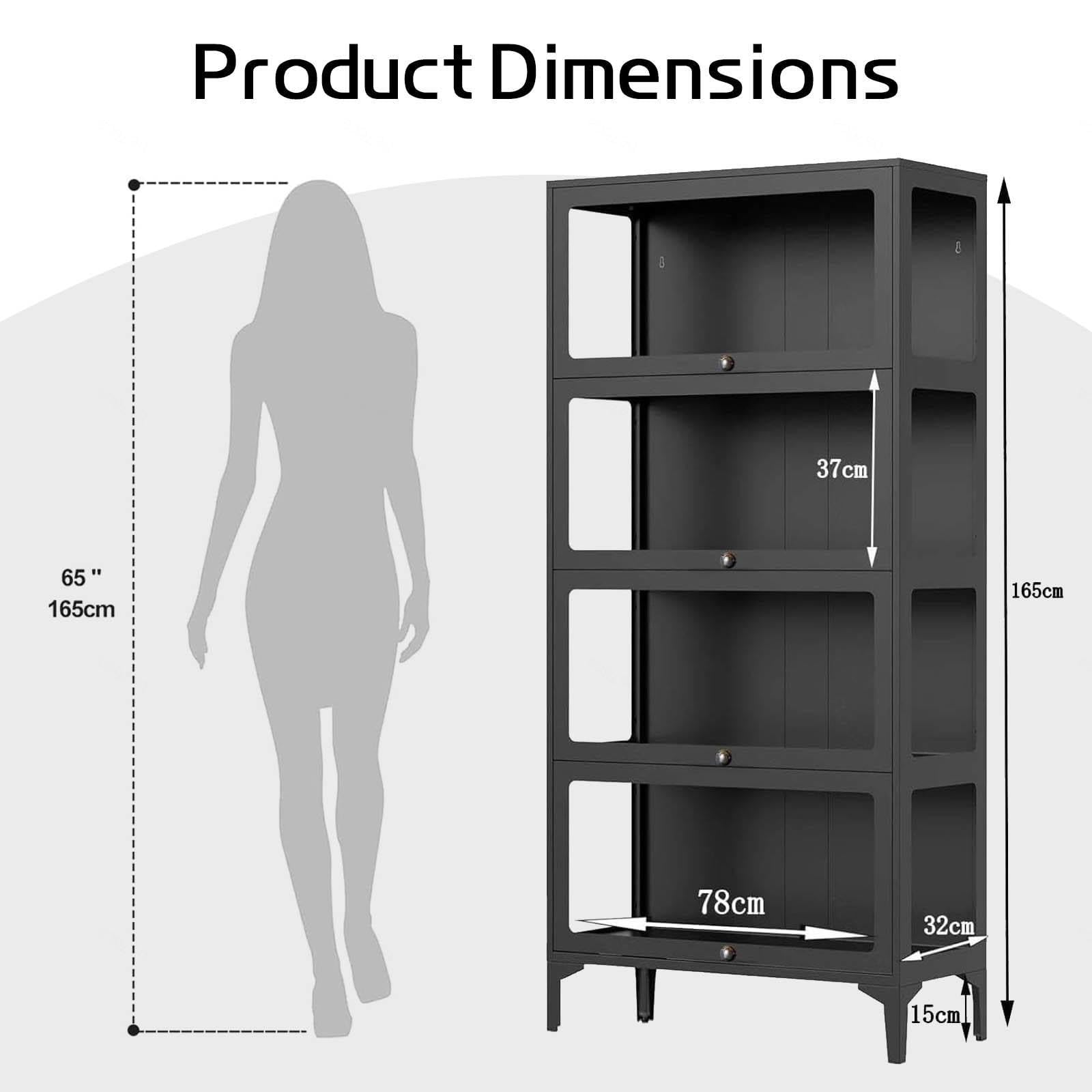 Estanteria con Puertas Vitrina Expositora para Colecciones Prateleira