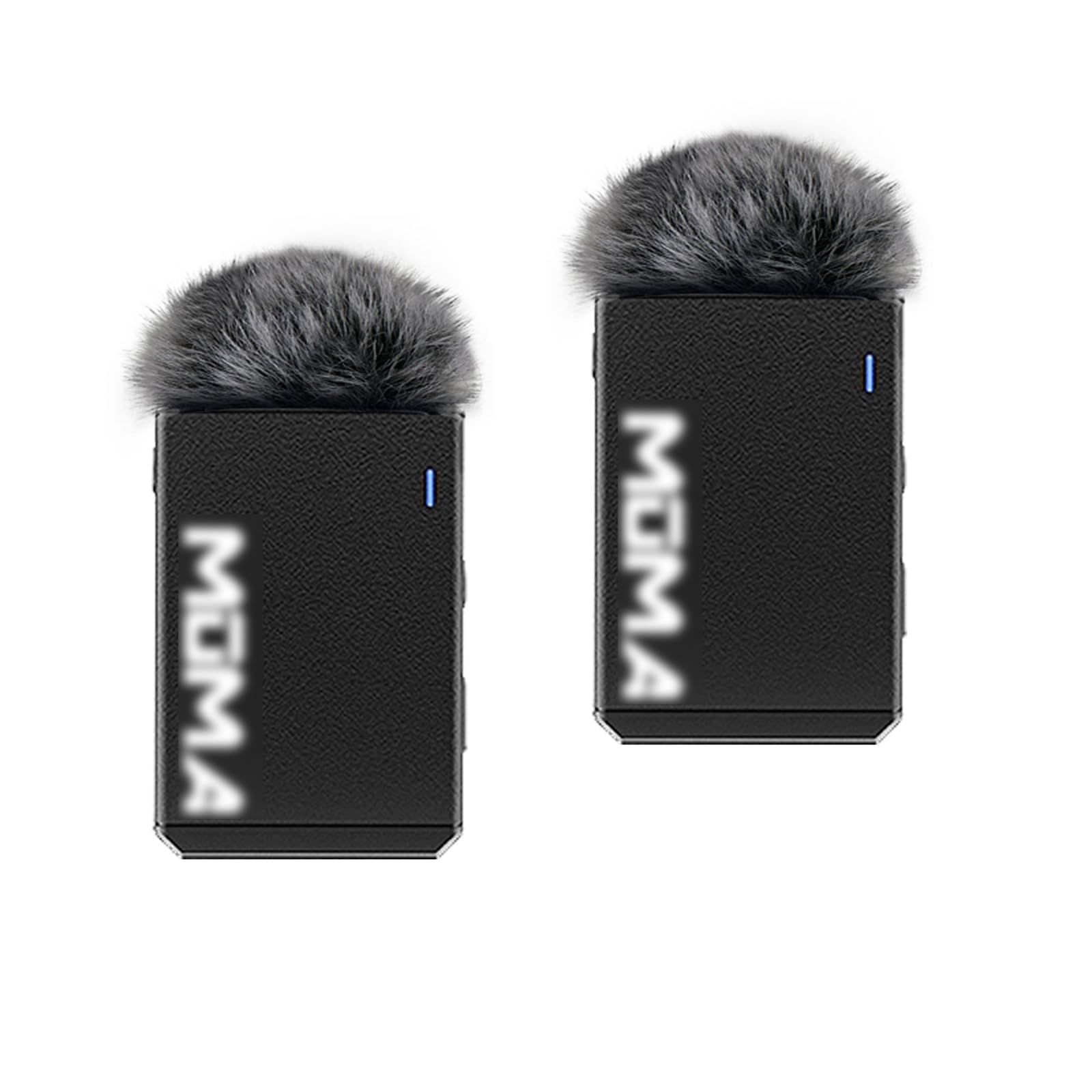 2-Pack Deadcat Windscreens Fit for LARK MAX, Black Wind Muffler Covers for Noise Reduction, Furry Windjammer Microphone-windscreens