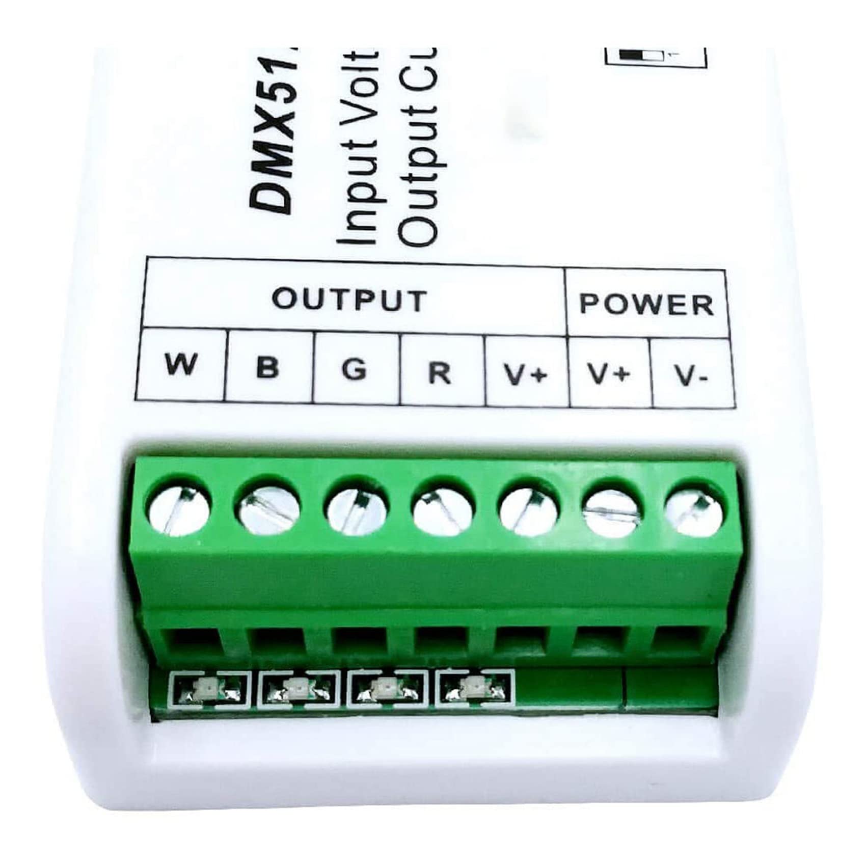 3 x Mini 4-Kanal DMX RGBW Decoder 16A RGB RGBW Strip Controller DMX 512 Dimmer Treiber für LED Streifen DC9-24V