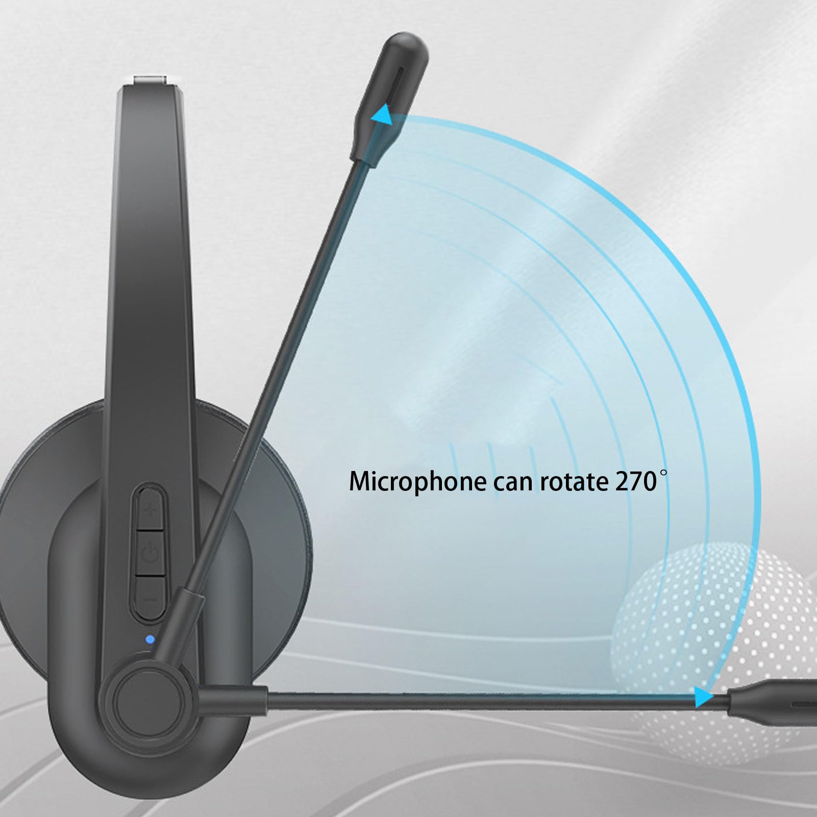 Tangxi Casque Bluetooth Trucker, Casque Intra-auriculaire BT 2,4 G avec