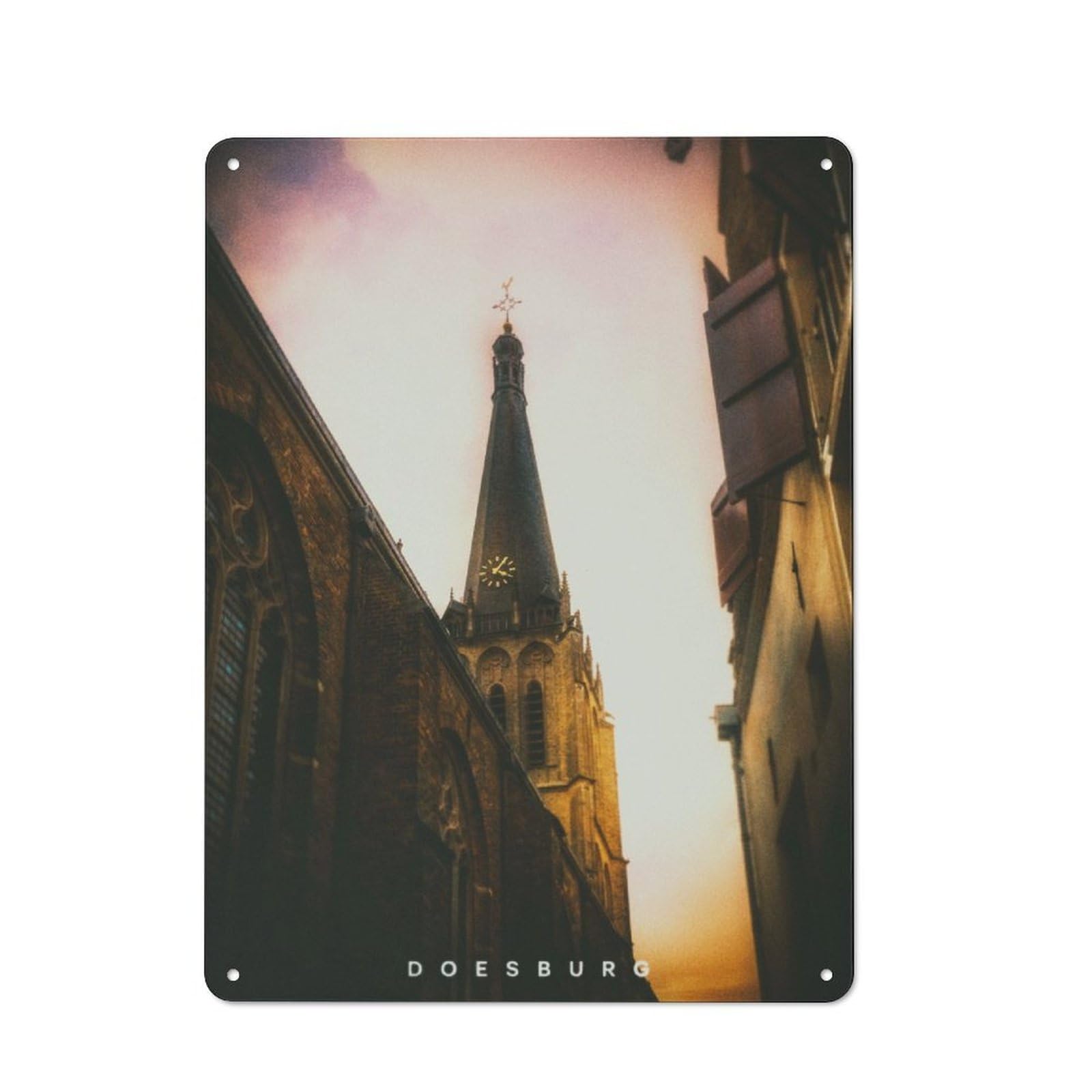 Junmoney Doesburg Retro Metal Sign 40X30cm Featuring For Bar Or Restaurant, For Bar Decor Enthusiasts
