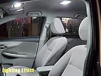 Vista 4 de Kit de 6 luces LED Corolla para interior Toyota Corolla 2003-2021 blanco 6000K paquete de iluminación LED interior + luces de matrícula, herramienta