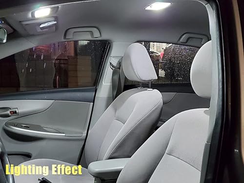 Miniatura 4 de Kit de 6 luces LED Corolla para interior Toyota Corolla 2003-2021 blanco 6000K paquete de iluminación LED interior + luces de matrícula, herramienta