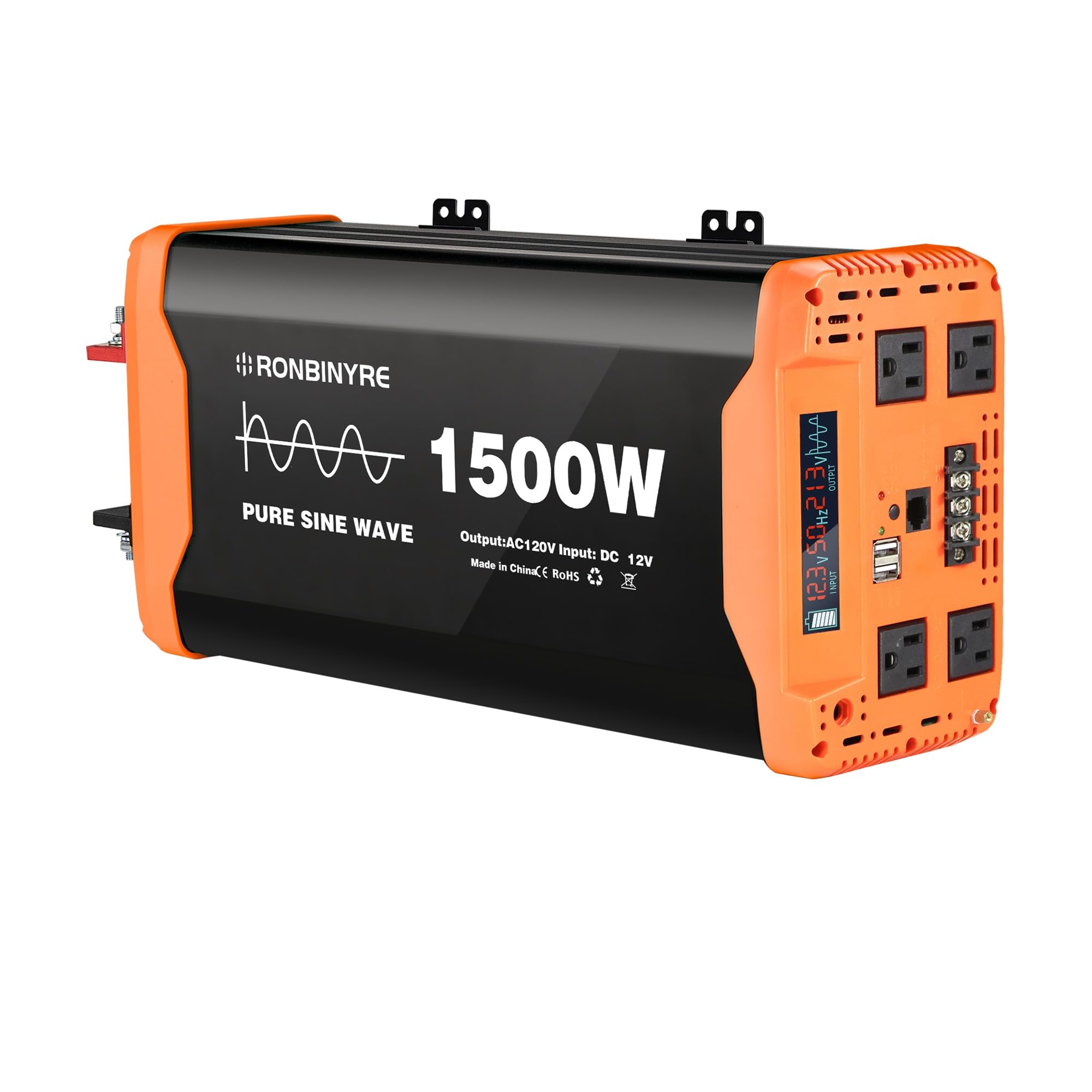 Convertisseur pur sinus EZZON 1500W pour protéger vos appareils 220V - 8