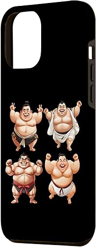 Miniatura 2 de iPhone 14 Plus Funny fat sumo wrestler 4 sumo wrestlers Case