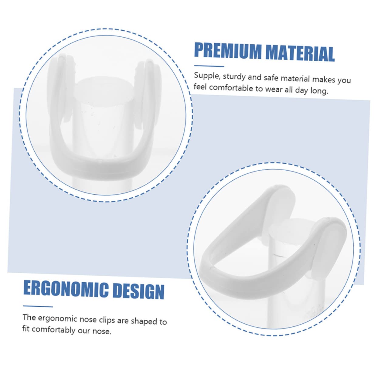 Clip Nasal De Natación Resistente De Unidades con Estuche Accesorio Conveniente para Nadadores Previene La Entrada De Agua Adultos Diseño Ergonómico Y Piel Color
