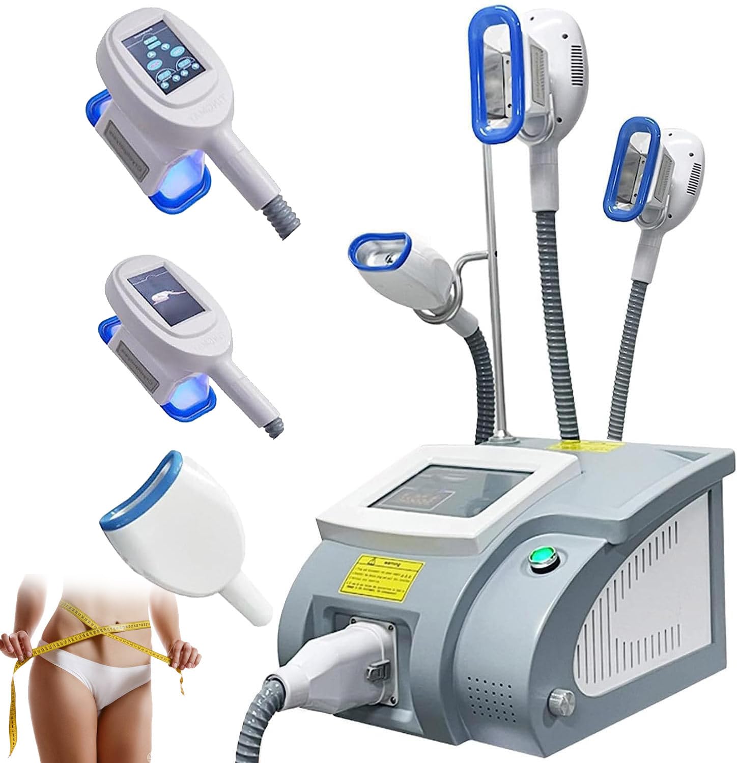 Macchina Scolpire Corpo Freddo Congelamento Grasso, Macchina di Congelamento Grassa di Cryolipolysis, lipolisi dei Grassi Strumento Dimagrante Grasso congelato Burst con 3 Maniglie