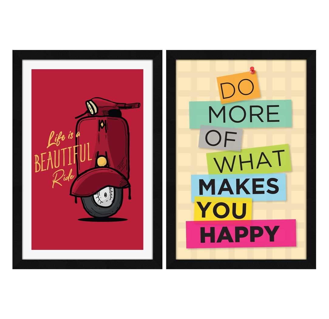 Romantic Wall Art Set - 2 Framed Paintings -16 Romantic Wall Art Set - 2 Framed Paintings -16