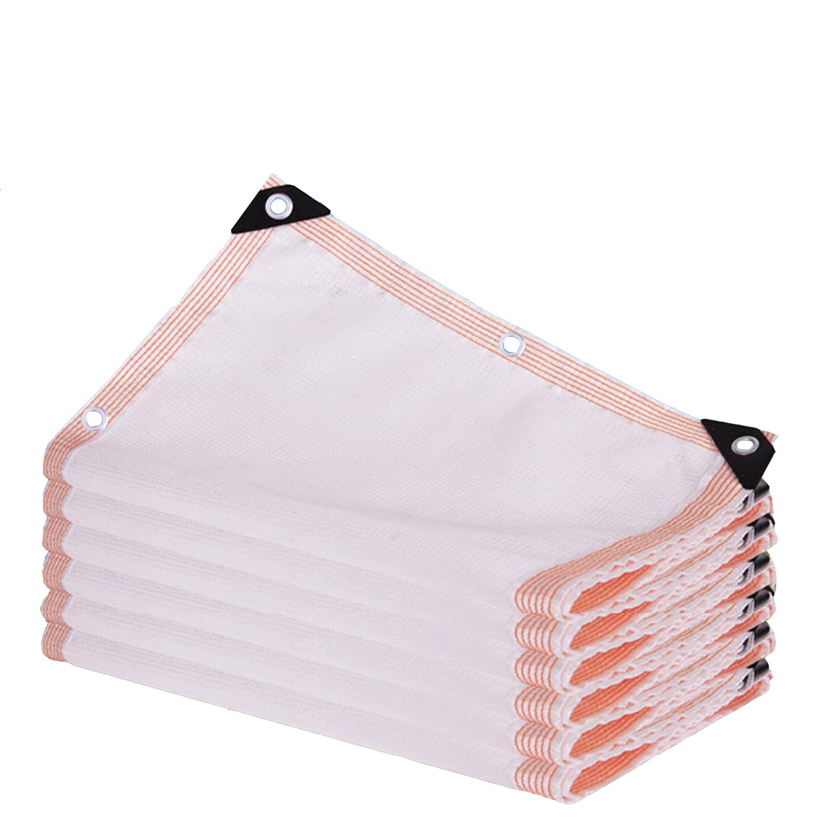 GJZQDKX Garden Shade Cloth UV Resistant 4x11m Breathable Shade Netting with Grommets Tear-Resistant Windbreak Outdoor Sunshade for Plants and Patio (White)