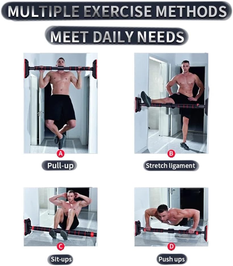350KG 70-96cm Pull up bar Adjustable Exercise Home Workout Gym Chin Up Training Bar Sport Fitness Door Horizontal Bars