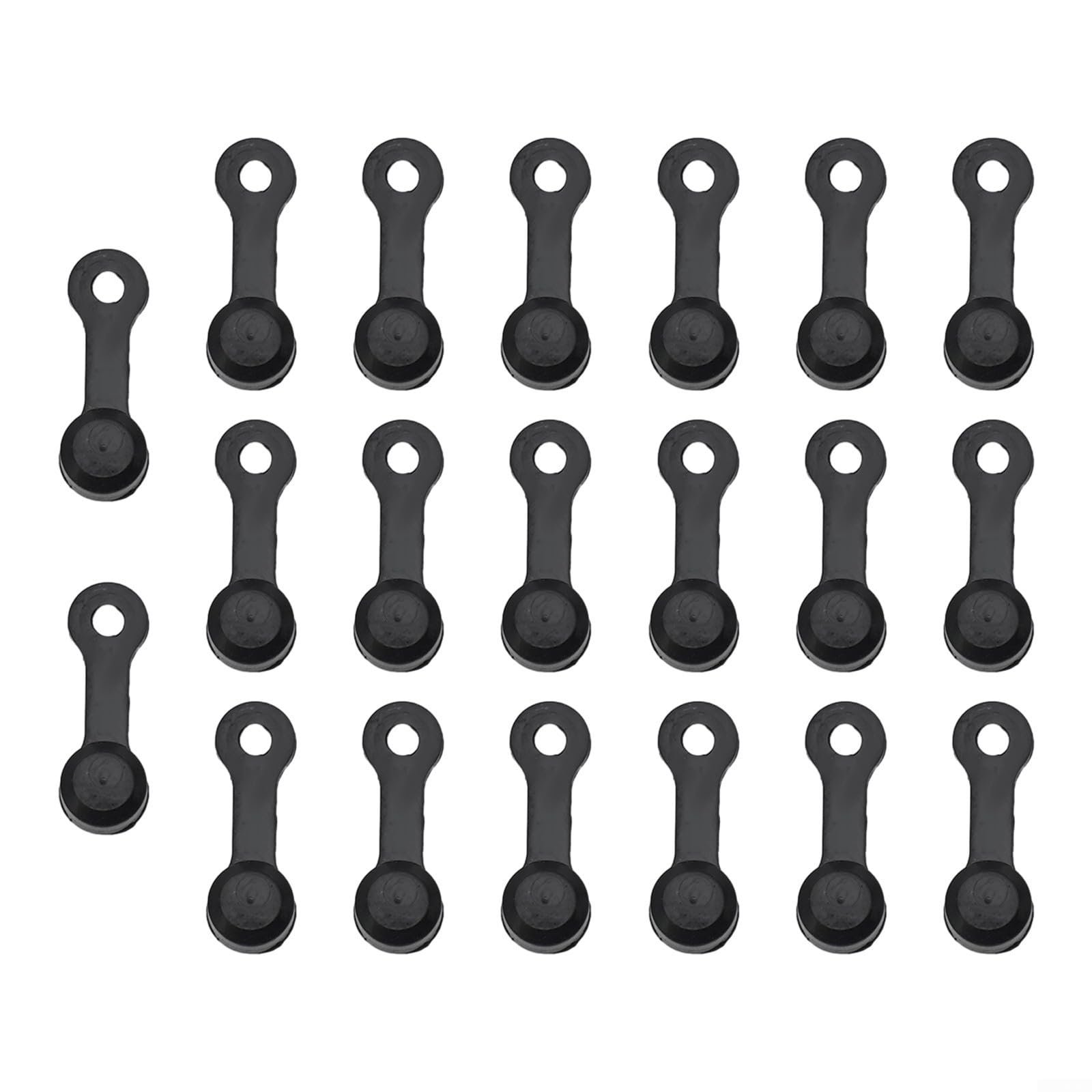20 szt. zaślepka odpowietrznika hamulca, rowerowa, hydrauliczna, przeciwstarzeniowa nasadka na , kompaktowa i lekka, do Shimano, czarna, 20 szt