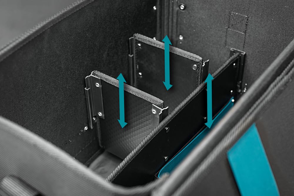 Makita E-15394 Werkzeugkoffer 32 Liter 505x295x265 mm verstärkt Aluminium