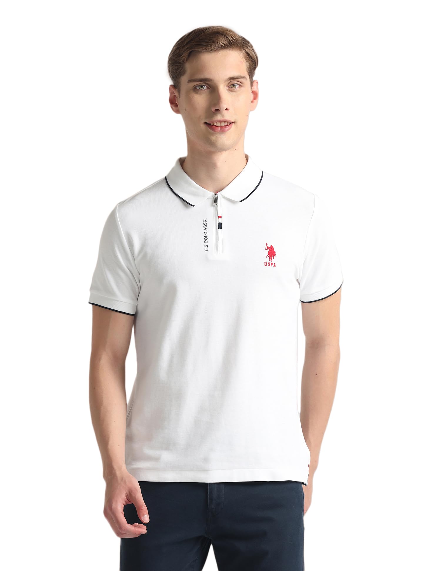 u.s. polo assn. Men's Cotton Slim Fit Shirt-picture-22