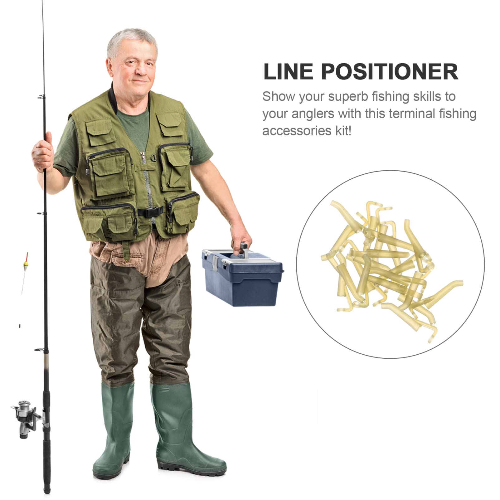 Happyyami 20pcs Wire Set Accessories European Style Hook Tube to Rotate