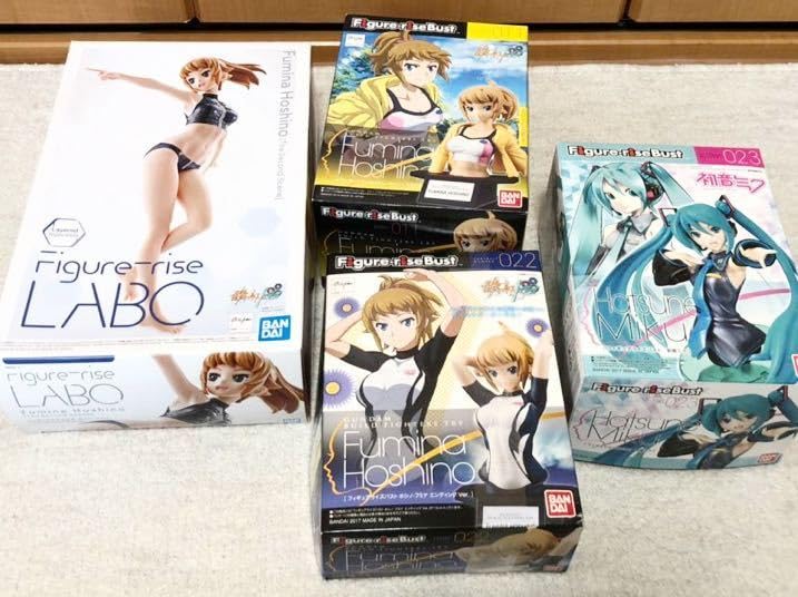 Amazon.co.jp: Figure-rise LABO & Bust ホシノフミナ ミク4点セット 
