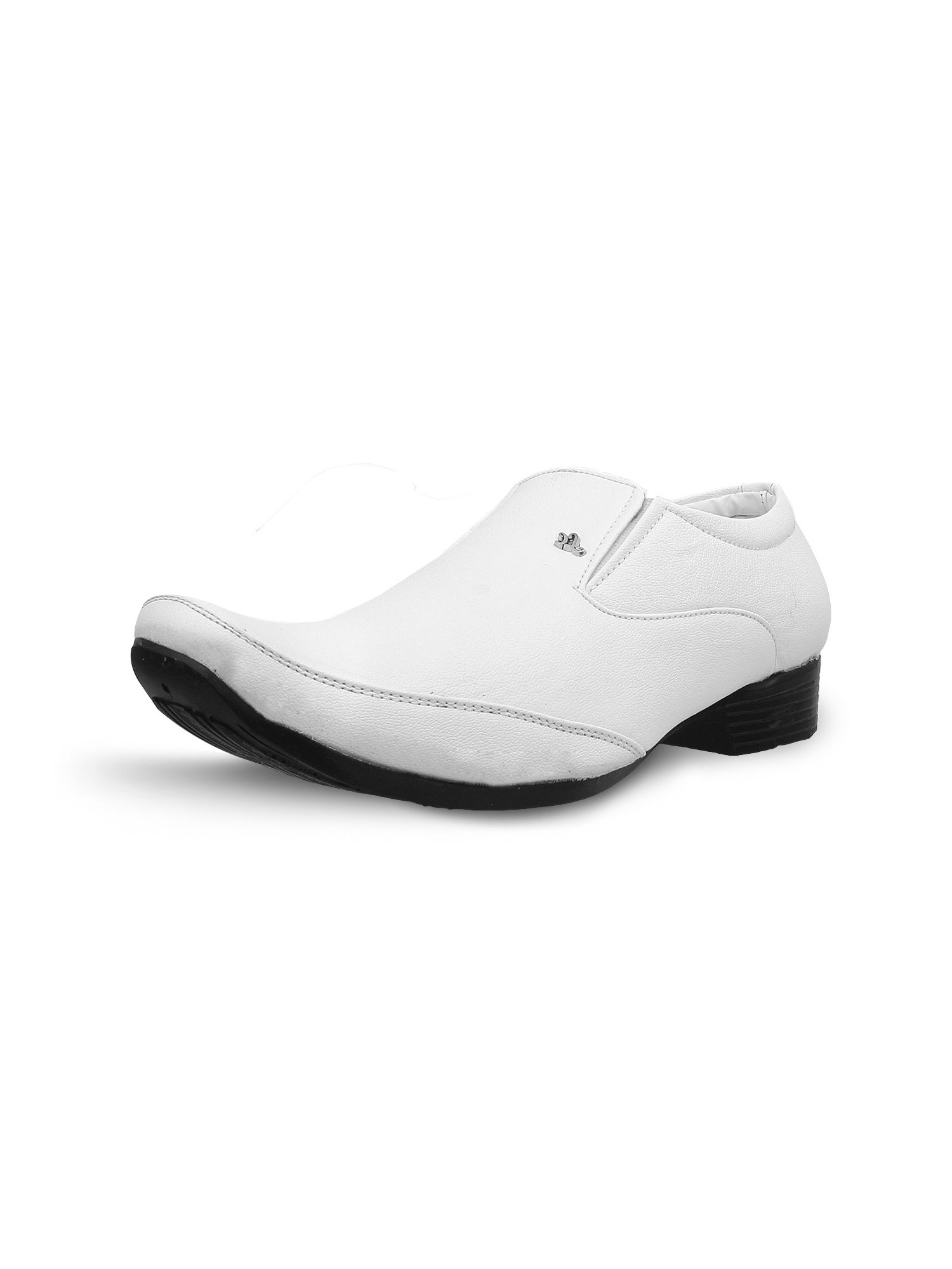 Premium Leatherette Classy White Slip-On Office Party Shoe Island Formal Shoes Shoe Island for Men (CLS1018-AZ), Size 7 UK/India (B0CXF1CXQQ) Amazon Price History, Amazon Price Tracker