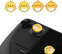 Vista 10 de PlayVital Thumb Grip Caps for Steam Deck LCD, Silicone Thumbsticks Grips Joystick Caps for Steam Deck OLED - Chubby Panda Panda Gordito