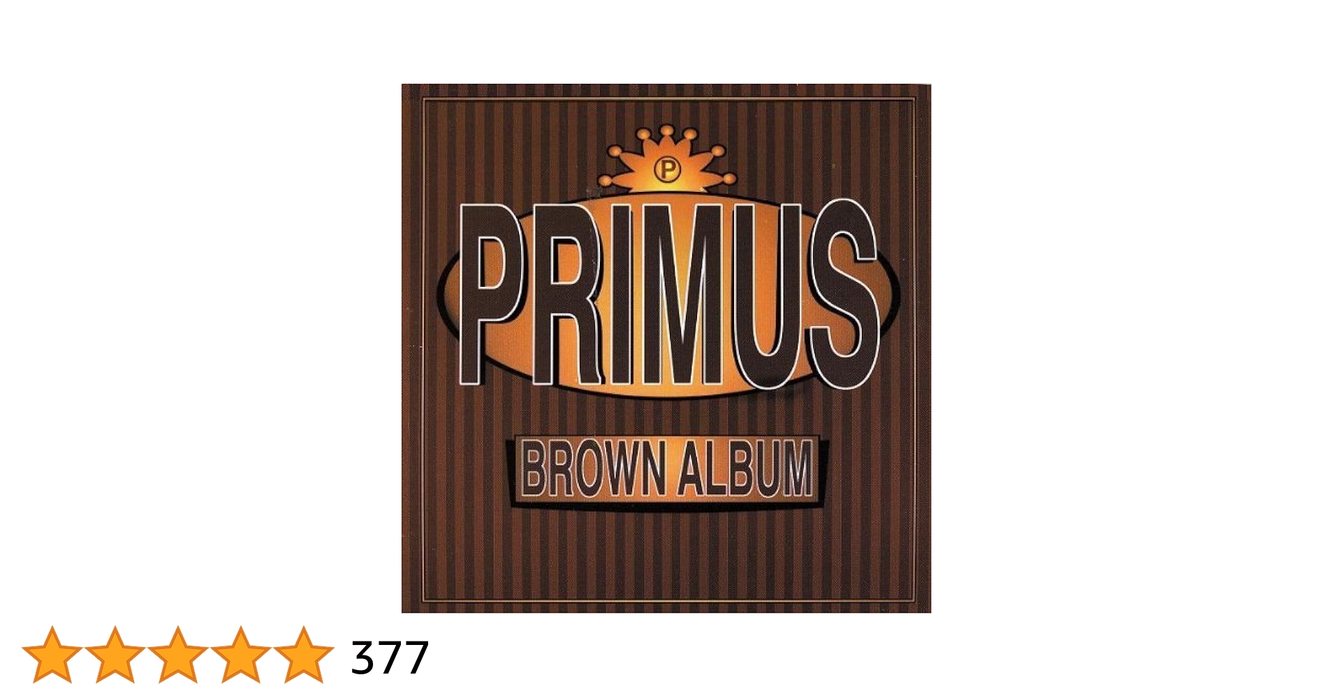 Primus – Brown Album プライマス 1997年 オリジナル盤 Brown