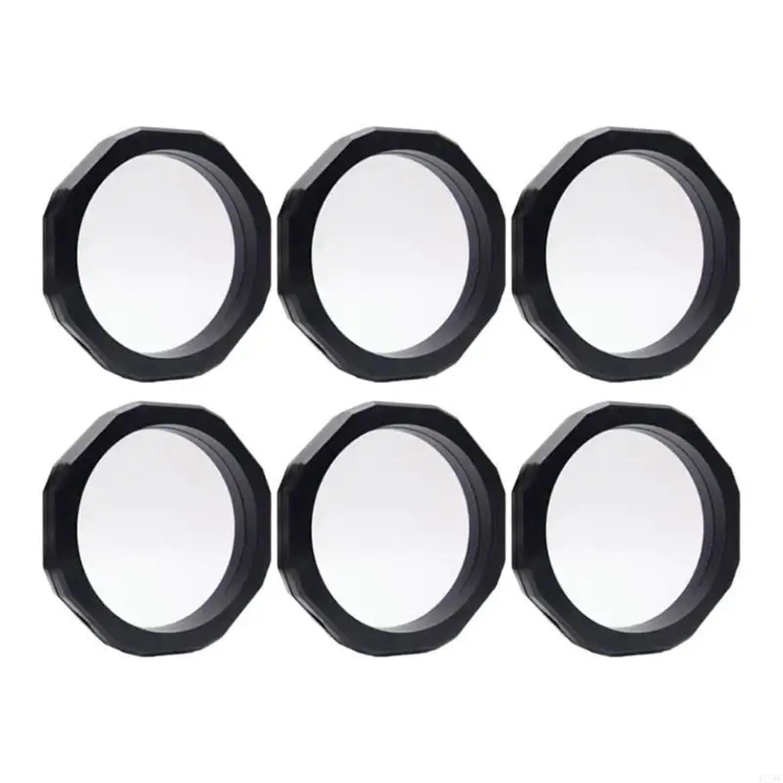 20pcs Suspended Jewelry Display Cases Clear Floating Frames for Coins and Portable Packaging Holder For Earring Necklace Bracelet(Black)