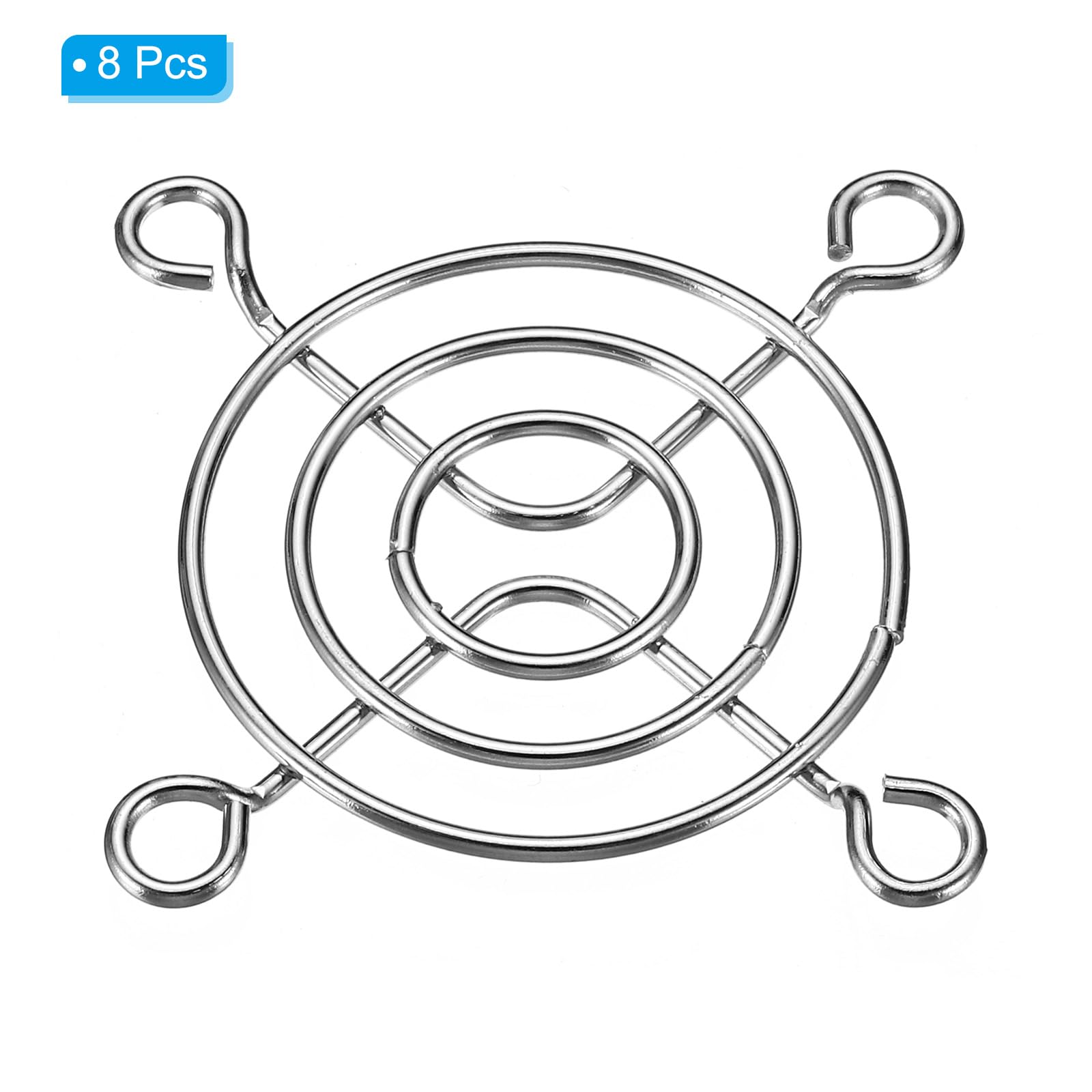 Griglie Di Protezione Per Ventole 50mm - 4pz Acciaio Inox, Per Computer E DIY, Argento - Foto 8