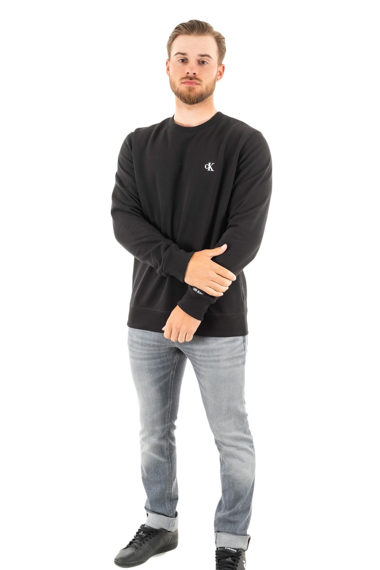 Mens Lounge Crew Neck Sweatshirt - Modern Structure